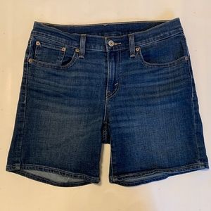 Levi’s Jean shorts.